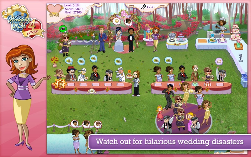 wedding dash 4-ever iphone screenshot 2