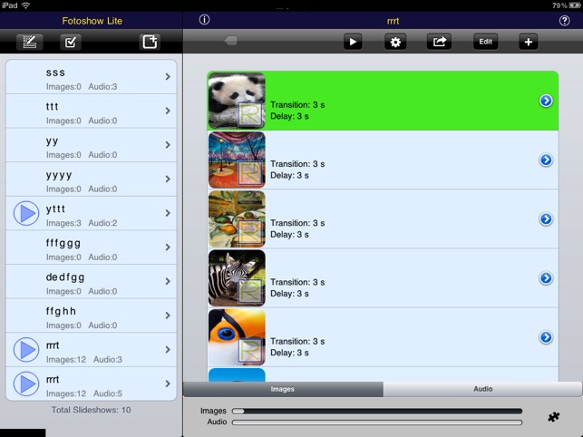 Fotoshow Lite For iPad(圖2)-速報App