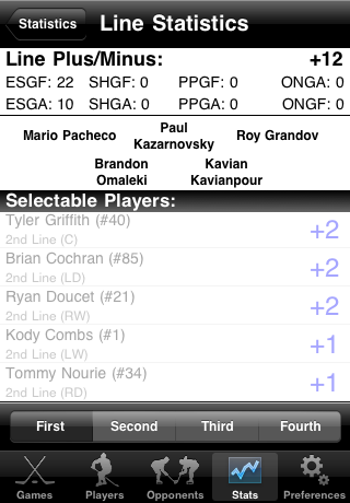 Hockey Stats screenshot 3