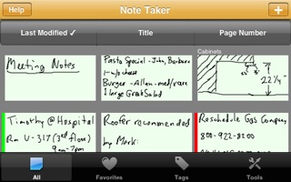 Screenshot #1 pour Note Taker Lite