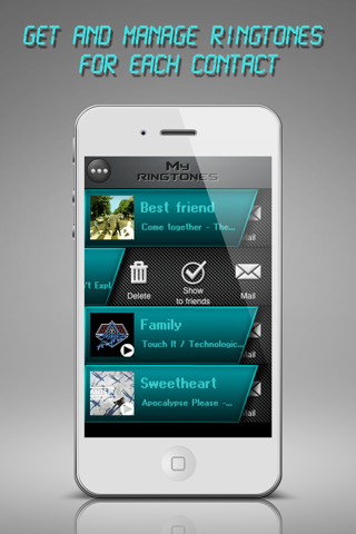 Ringbuilder Free - Creating custom ringtones iPhone screenshot 4 - Music app
