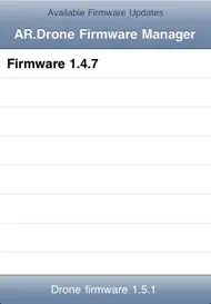Firmware Manager for AR.Drone iphone bilder 1
