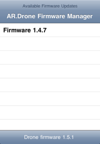 Firmware Manager for AR.Drone screenshot