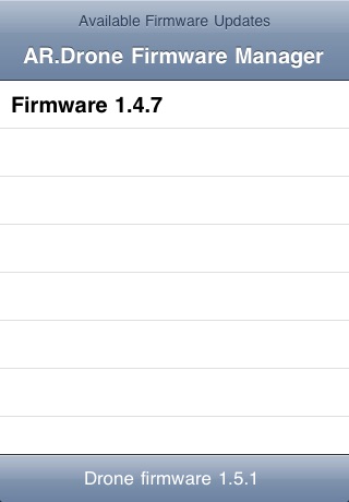 Firmware Manager for AR.Drone