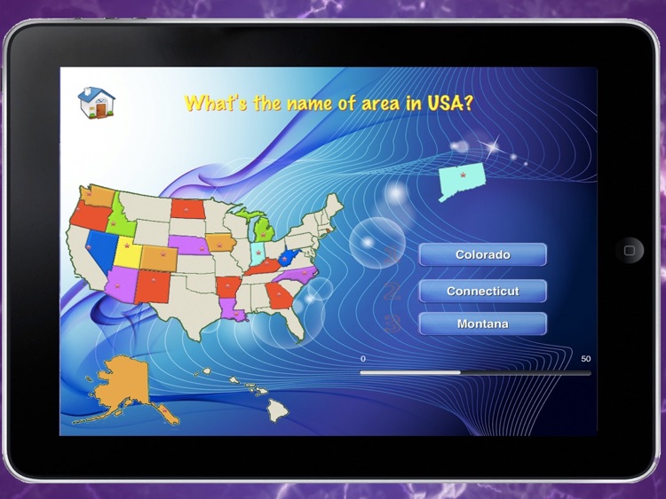 advanced Puzzle Map Of USA HD Lite screenshot-3