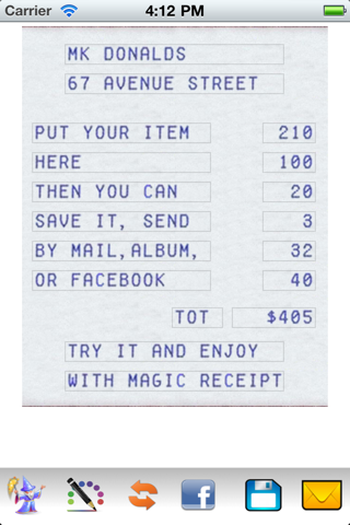 Magic Receipt screenshot 3