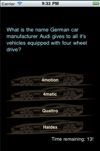Car Trivia Quiz - World Automobiles screenshot-4