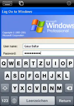 iRdesktop screenshot 1