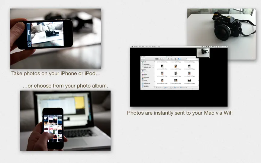 Скриншот RemoteSnap на iPhone 1