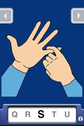 British Sign Language  - Finger Spelling screenshot 2