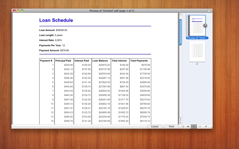 Screenshot #2 pour Loan Calculator