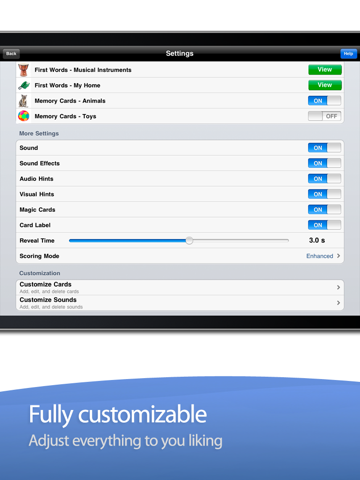 Memory King – The Memory Cards Matching Game iPad screenshot