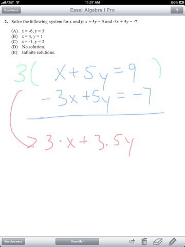 Screenshot #4 pour Algebra Pro - Complete Workbook with ShowMe Lessons