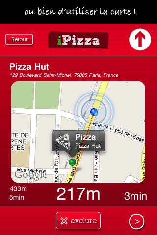 iPizza - La boussole à Pizzas ! screenshot 3