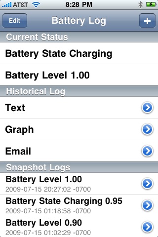 Battery Log Simpleのおすすめ画像1