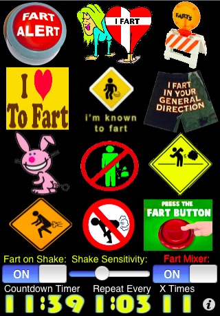 Funny Farts iPhone screenshot