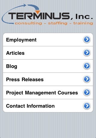 Terminus Company Portal screenshot