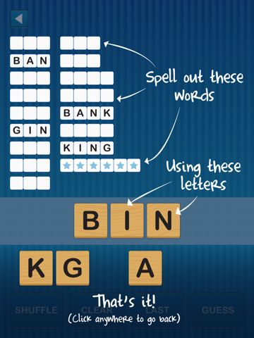Anagram Twist - Jumble and Unscramble Text iPad screenshot 1 - Games app