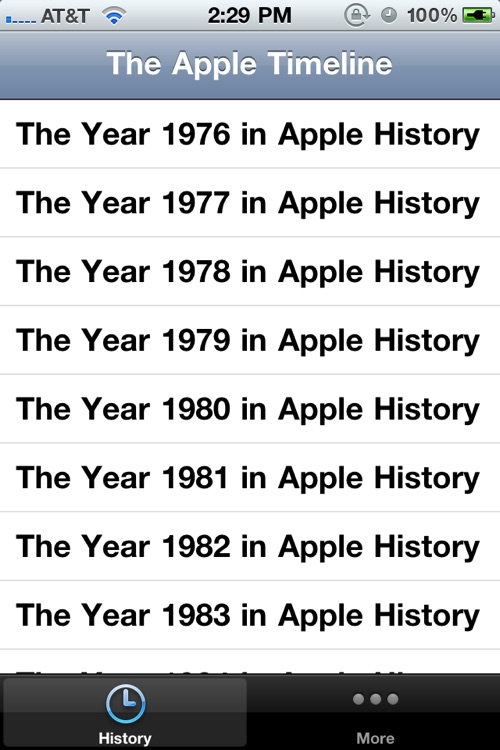 Apple History