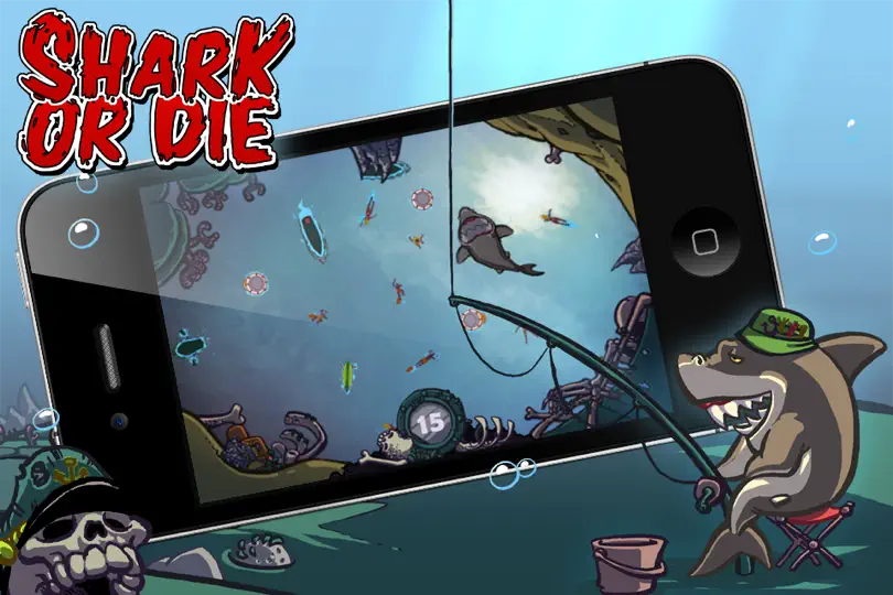 Screenshot von Shark Or Die auf dem iPhone 2