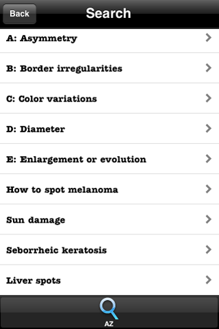 Melanoma Watch screenshot 4