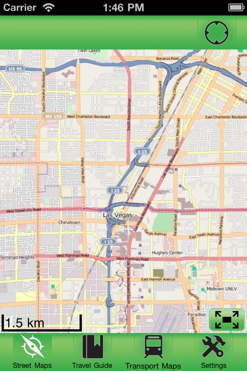 Las Vegas Offline Street Map
