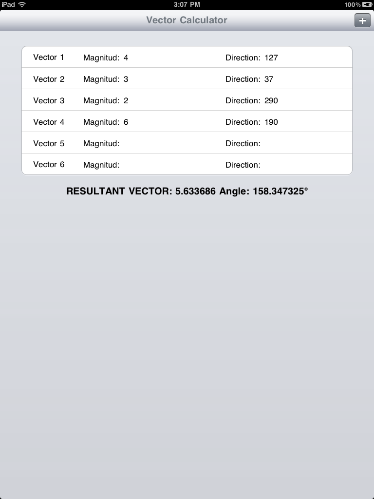 Vector Calculator FL screenshot 4