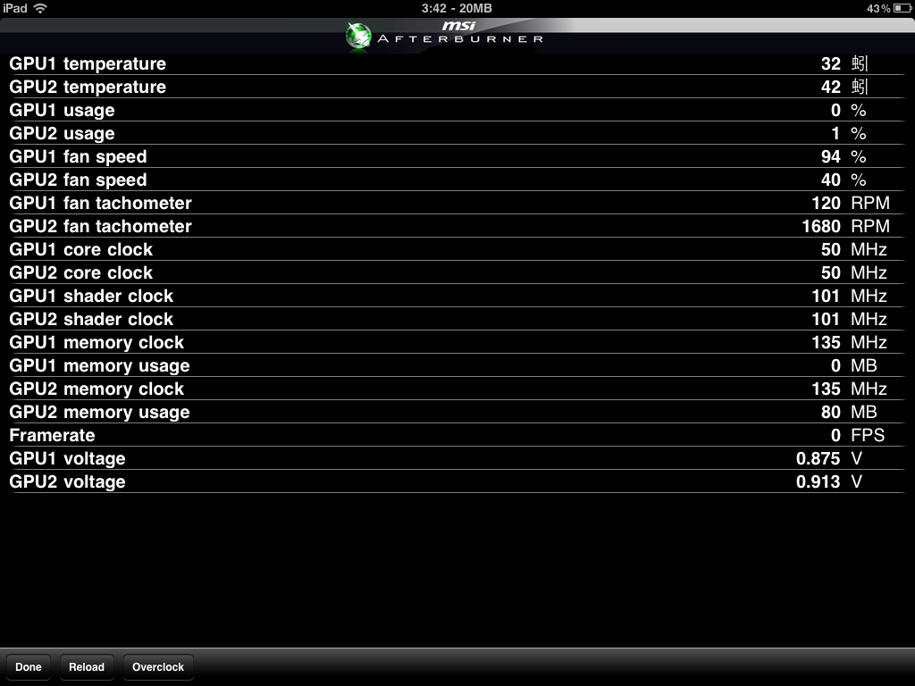 MSI Afterburner APP screenshot 6