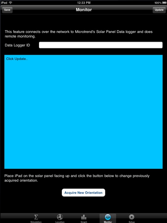 Solar Panel Advisor for iPad