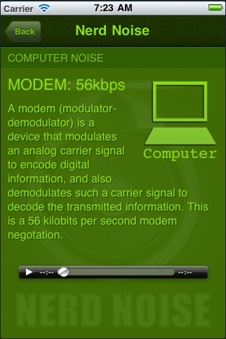 Nerd Noise app screenshot 2