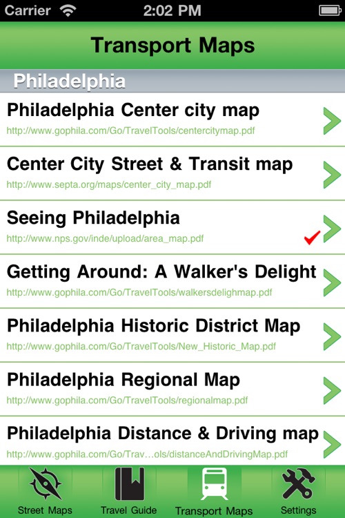 Philadelphia Offline Street Map