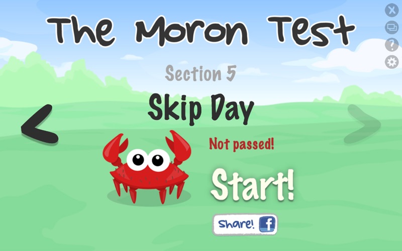 the moron test hd iphone screenshot 1