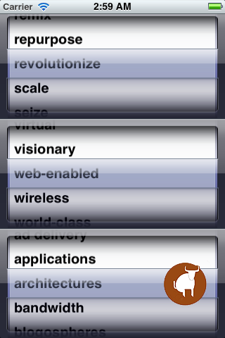 JargonGenerator app screenshot 2