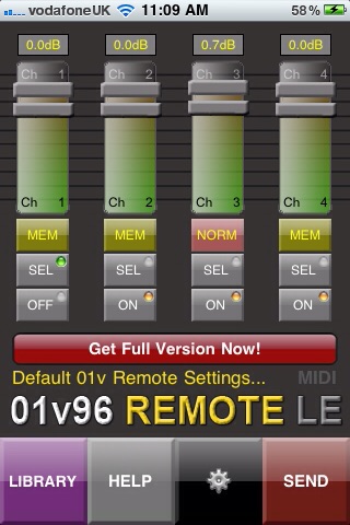 01v96 Remote LE