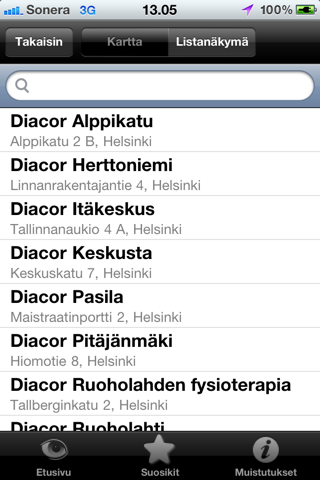 Screenshot 2 of Terveyspalvelu App