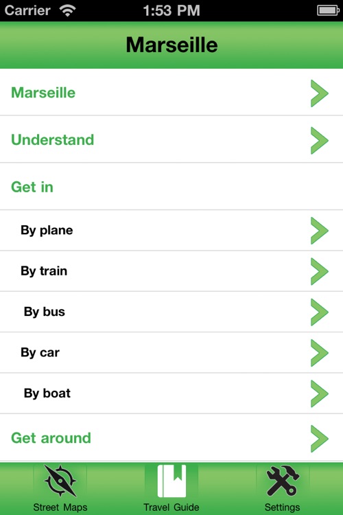 Marseille Offline Street Map