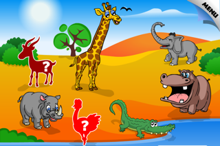 abby - animal preschool shape puzzle free - first word (farm animals, zoo...) iphone screenshot 2