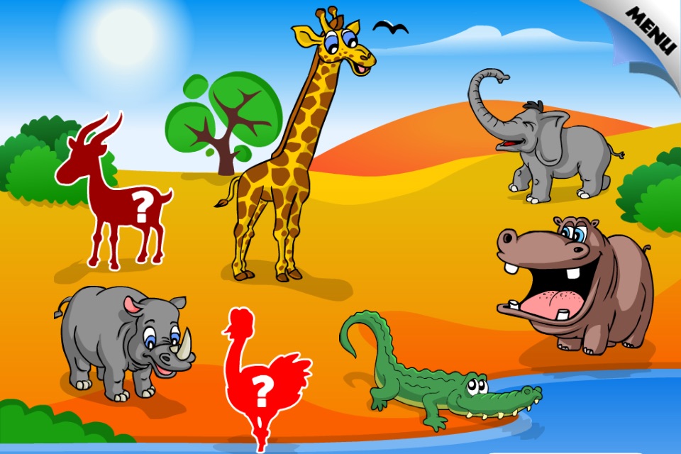 Abby - Animal Preschool Shape Puzzle Free - First Word (Farm Animals, ZOO...) screenshot 2