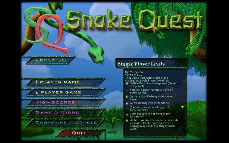 Screenshot #1 pour Snake Quest Classic