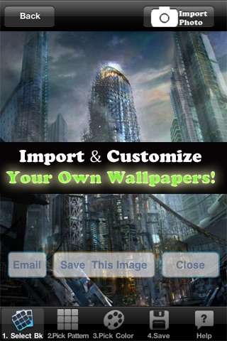 HD Glow Home Screen Designer For iPhone4(FREE)-Customize Your Home Screen