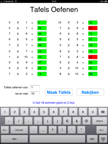 Screenshot #5 pour Tafels