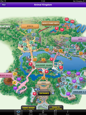 Screenshot #5 pour Disney World Maps