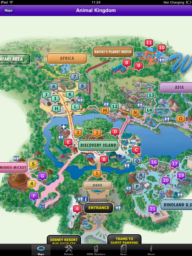 Disney World Maps screenshot 7