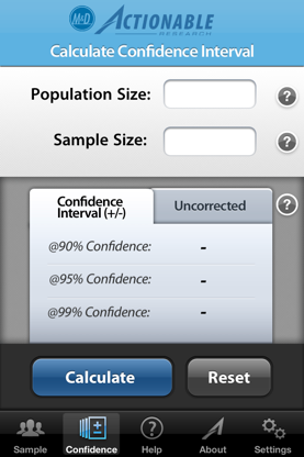 Market Research Sample Size Calculator screenshot 2