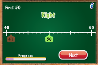 Screenshot #2 pour MathTappers: Numberline - a math game to help children learn whole numbers, integers & real numbers