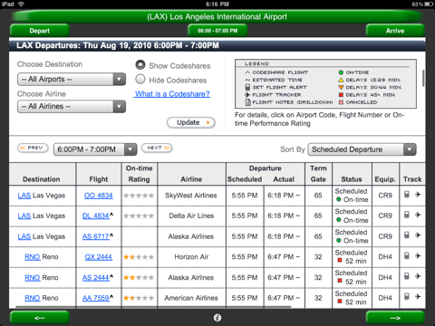 Screenshot #5 pour Flight Status - Free