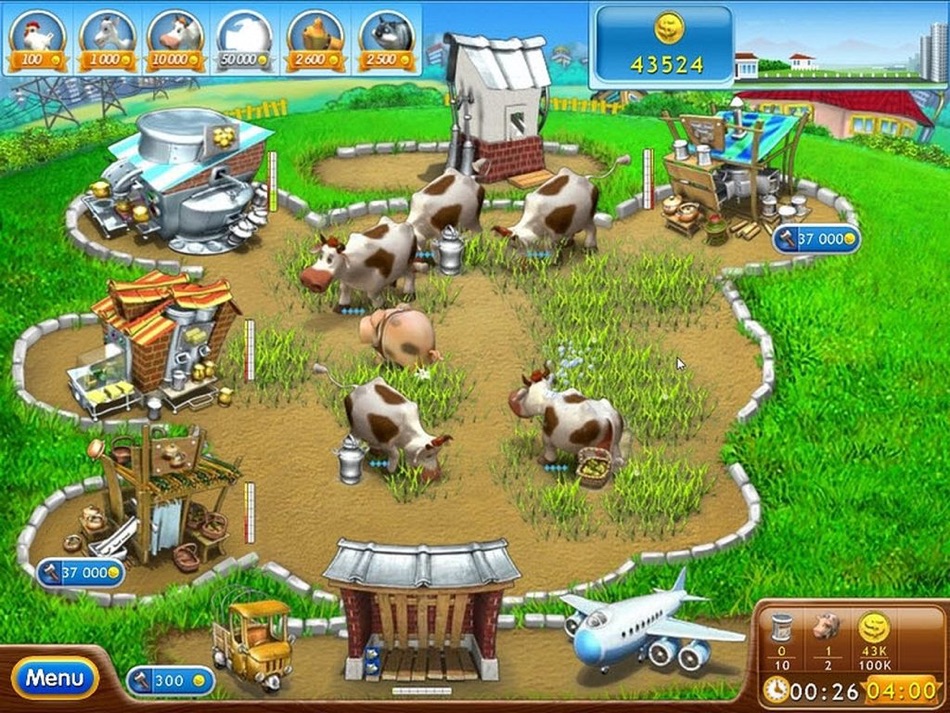 #3. Farm Frenzy 2: Pizza Party HD Lite (iOS) بواسطة: Alawar Entertainment, Inc