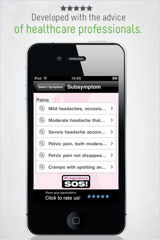Pregnancy Health SOS - Baby Development iPhone screenshot