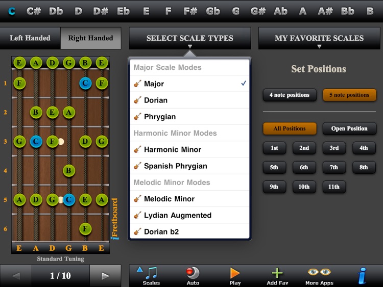 Guitar Scales, Arpeggios & Tunings LE