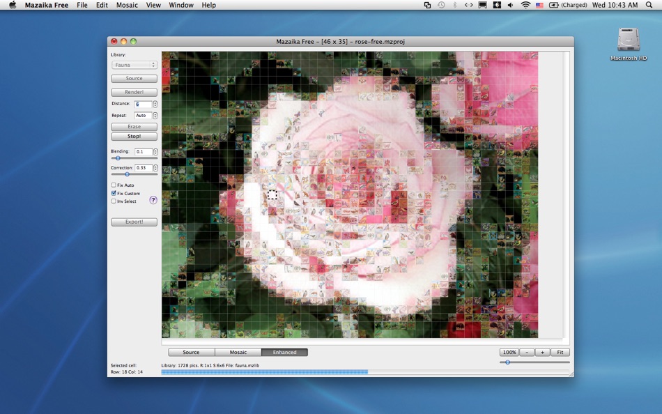 #3. Mazaika Free for Mac OS X (macOS) 来自: Mazaika.com